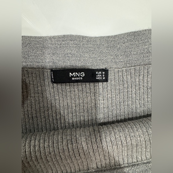 Mango Gray Ribbed Knit Accessory - Picture 3 of 3